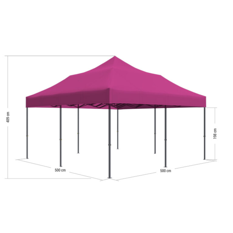 5x5 pop up canopy red
